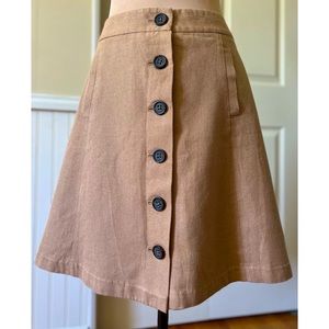 Banana Republic A-Line Button Up Skirt